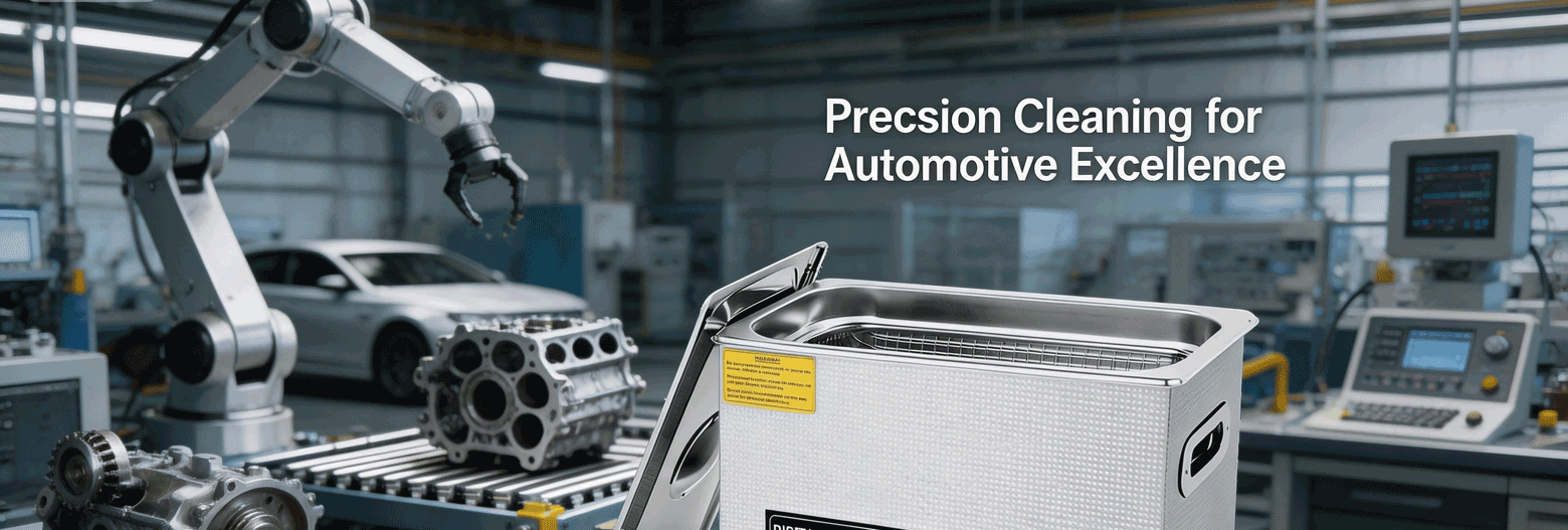 Ultrasonic cleaning of electronic components and PCBs